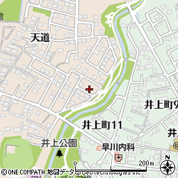 愛知県豊田市四郷町天道46-68周辺の地図