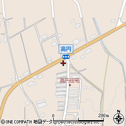 ローソン奈義町高円店周辺の地図