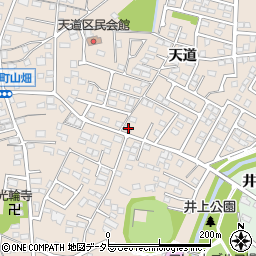 愛知県豊田市四郷町天道99-58周辺の地図