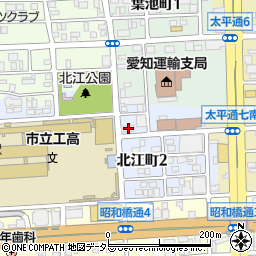 愛知県名古屋市中川区北江町2丁目5周辺の地図