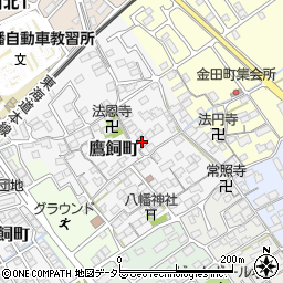 滋賀県近江八幡市鷹飼町1109周辺の地図