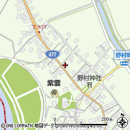滋賀県近江八幡市野村町1449周辺の地図