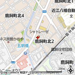 シャトレーゼ近江八幡店周辺の地図