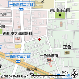 愛知県名古屋市中川区下之一色町波花13周辺の地図