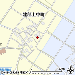 滋賀県東近江市建部上中町185周辺の地図