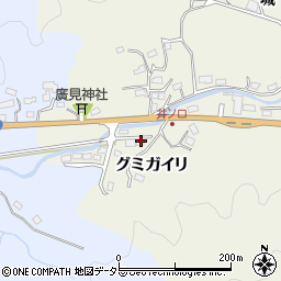 愛知県豊田市井ノ口町グミガイリ周辺の地図