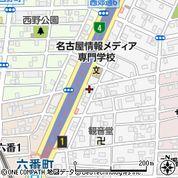 Ｓ－ＦＯＲＴ西郊通周辺の地図