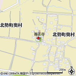 善正寺周辺の地図