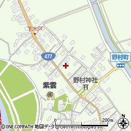 滋賀県近江八幡市野村町1450周辺の地図