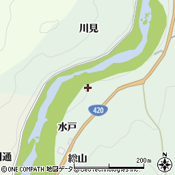 愛知県豊田市足助町水戸7周辺の地図