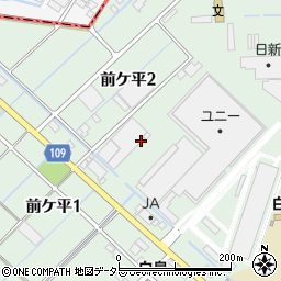 愛知県弥富市前ケ平周辺の地図