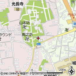 光長寺辻之坊周辺の地図