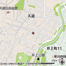愛知県豊田市四郷町天道46-72周辺の地図