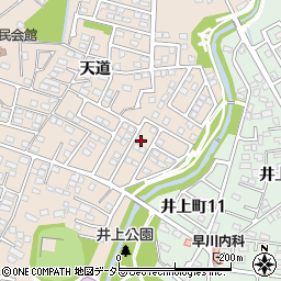 愛知県豊田市四郷町天道46-49周辺の地図
