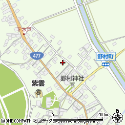 滋賀県近江八幡市野村町1444周辺の地図