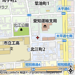 愛知県名古屋市中川区北江町2丁目7周辺の地図