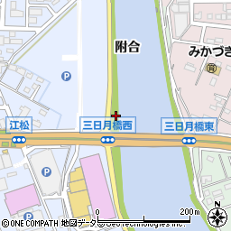 愛知県名古屋市中川区富田町大字江松周辺の地図