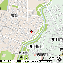 愛知県豊田市四郷町天道46-64周辺の地図