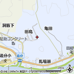 愛知県豊田市近岡町周辺の地図