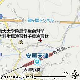 千葉県鴨川市天津761-12周辺の地図