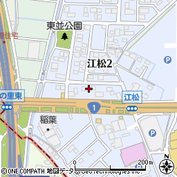 コンフォート江松周辺の地図