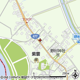 滋賀県近江八幡市野村町1453周辺の地図