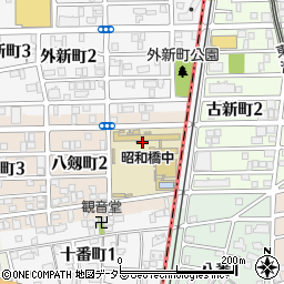 愛知県名古屋市中川区八剱町1丁目周辺の地図