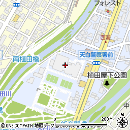 名古屋市役所　上下水道局　東部柴田水処理事務所　植田水処理センター周辺の地図