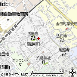 滋賀県近江八幡市鷹飼町1121周辺の地図