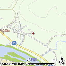 京都府南丹市園部町越方天神前周辺の地図