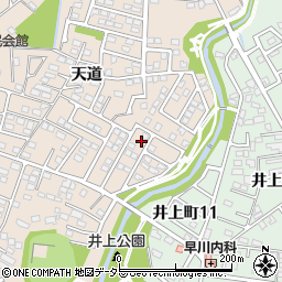 愛知県豊田市四郷町天道46-53周辺の地図