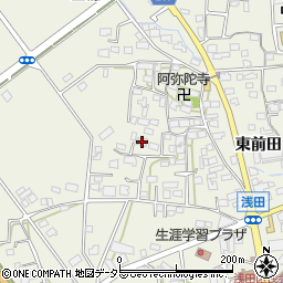 愛知県日進市浅田町西前田79周辺の地図