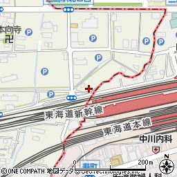 静岡県駿東郡長泉町下土狩14-12周辺の地図