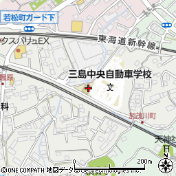 株式会社三島中央自動車学校周辺の地図