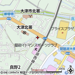 セブンパームス　堅田店周辺の地図