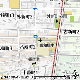 名古屋市役所教育委員会　昭和橋地域スポーツセンター周辺の地図
