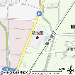 京都府南丹市園部町千妻マカリ周辺の地図