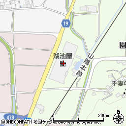 京都府南丹市園部町千妻（マカリ）周辺の地図