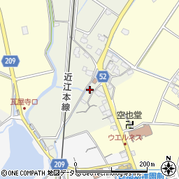 滋賀県東近江市建部下野町396周辺の地図