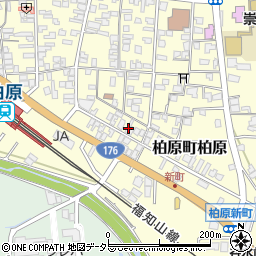 兵庫県丹波市柏原町柏原86周辺の地図