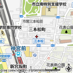 有限会社白英舎　名鉄神宮駅前店周辺の地図