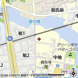 愛知県海部郡蟹江町蟹江新田中地4周辺の地図