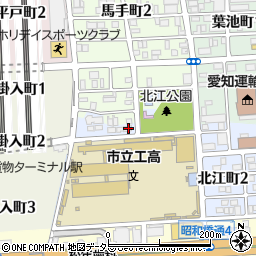 愛知県名古屋市中川区北江町3丁目2周辺の地図