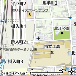 愛知県名古屋市中川区北江町3丁目6-3周辺の地図
