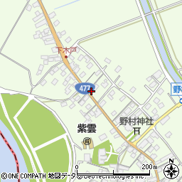 滋賀県近江八幡市野村町1455周辺の地図