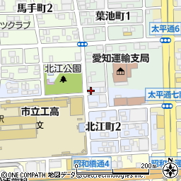 愛知県名古屋市中川区北江町2丁目1-5周辺の地図