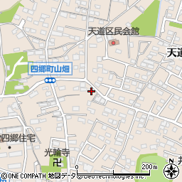 愛知県豊田市四郷町天道45-39周辺の地図