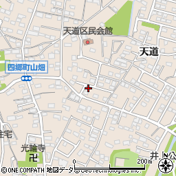 愛知県豊田市四郷町天道45-46周辺の地図