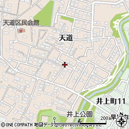 愛知県豊田市四郷町天道46-13周辺の地図