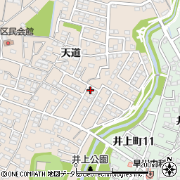愛知県豊田市四郷町天道46-34周辺の地図